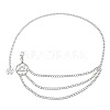 Alloy Pentagram Tassel Sexy Body Chains FS-WG0F340-01-5