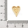 Brass Micro Pave Clear Cubic Zirconia Slide Charms ZIRC-I068-30G-3