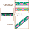 Ethnic Style Polyester Ribbon OCOR-WH0047-38D-4