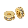 Rack Plating Brass Micro Pave Cubic Zirconia Beads KK-U030-26G-05-1