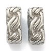 304 Stainless Steel Slide Charms/Slider Beads STAS-I181-029AS-1