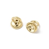 Brass Bead Cap Pendant Bails KK-Z137-02G-01-2