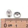 Anti-Tarnish Rhodium Plated Sterling Silver Ear Nuts X-STER-E041-11B-4