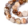 Natural Wood Lace Stone Wooden Jasper Beads Strands G-B128-A04-04-4