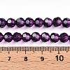 Baking Paint Transparent Glass Beads X1-DGLA-A035-T6mm-A09-5