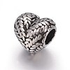 Retro 316 Surgical Stainless Steel European Style Beads OPDL-L013-13AS-1