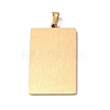 201 Stainless Steel Pendant STAS-B033-01G-13-2