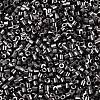 Electroplate Glass Cylinder Beads SEED-Q036-01A-B03-3