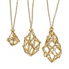 3Pcs 3 Sizes 304 Stainless Steel Cable Chain Macrame Pouch Necklace Making NJEW-JN05069-1