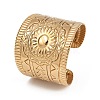 304 Stainless Steel Cuff Bangles for Women BJEW-D363-02B-G-2