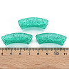 Transparent Crackle Acrylic Beads CACR-S009-001B-N68-4