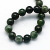 Natural Moss Agate Round Beads Strands X-G-S151-8mm-2