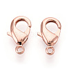 Brass Lobster Claw Clasps KK-YW0004-01C-RG-1