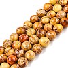 Natural Imperial Jasper Beads Strands G-N342-63J-1
