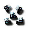 Handmade Lampwork Bumpy Beads Strands LAMP-U001-01D-1-2