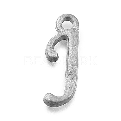 Alloy Letter Pendants PALLOY-J718-01C-J-1