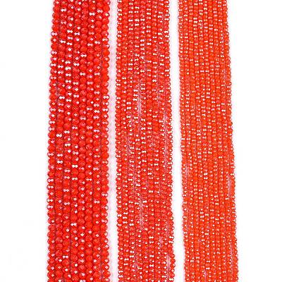 Electroplate Glass Beads Strands EGLA-A044-P4mm-A03-1