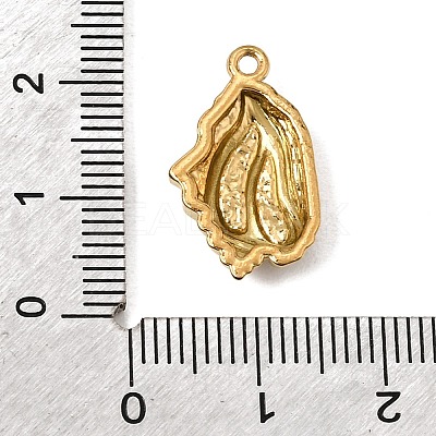 304 Stainless Steel Enamel Pendants SA-CBA7FC1-10G-01-1