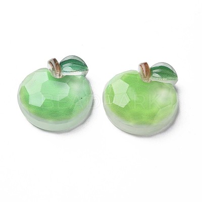 Transparent Epoxy Resin Cabochons CRES-S365-06-1