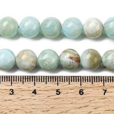 Natural Hemimorphite Beads Strands G-D352-A01-9mm-1