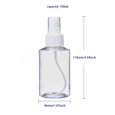 100ml Refillable PET Plastic Spray Bottles LS-TOOL-Q024-02B-01-1
