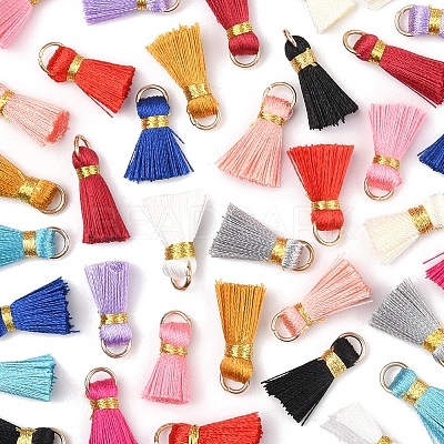 20Pcs Handmade Polycotton(Polyester Cotton) Tassel Decorations FIND-FS0003-27K-1