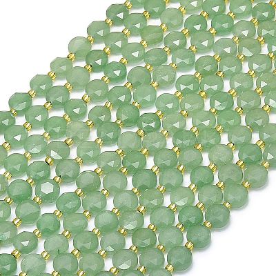 Natural Green Aventurine Beads Strands G-C116-A37-02-1