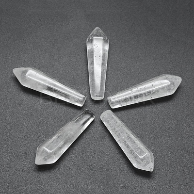 Natural Quartz Crystal Pointed Beads X-G-E490-C06-1