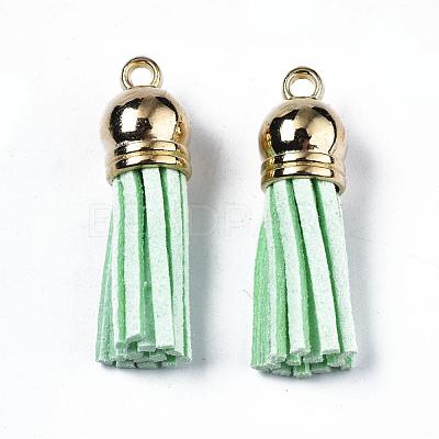Faux Suede Tassel Pendant Decorations FIND-T002-B21-1