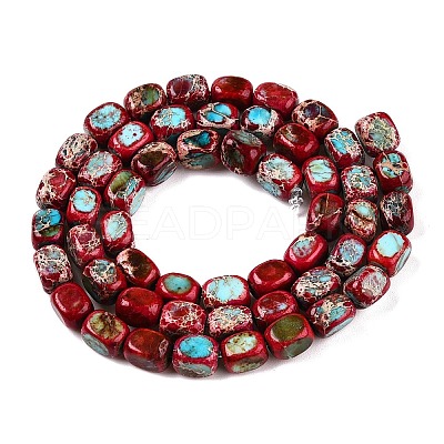 Natural Imperial Jasper Beads Strands G-N342-62F-1