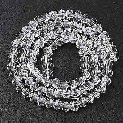 Transparent Glass Beads Strands GLAA-G125-01A-01-1