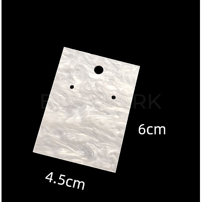 10Pcs Acrylic Jewelry Display Cards WG56432-04-1