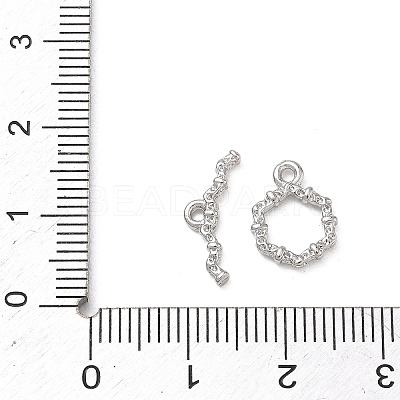Brass Toggle Clasp KK-D289-53C-P-1