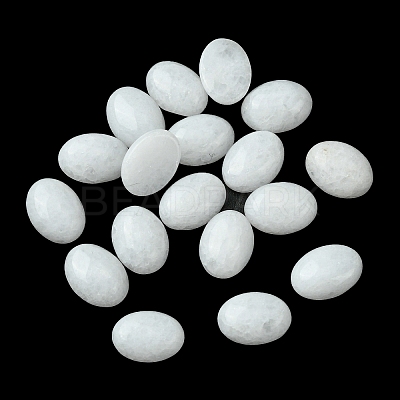 Natural White Jade Cabochons G-A094-01B-13-1