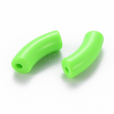 Opaque Acrylic Beads MACR-S372-001B-S030-1