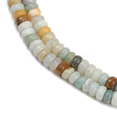 Natural Flower Amazonite Beads Strands G-H292-A21-01-1
