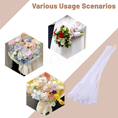 50Pcs PP Plastic Flower Water Tubes AJEW-GL0002-97A-1