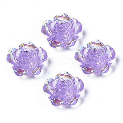 Transparent Resin Cabochons LS-CRES-N030-001B-01-1