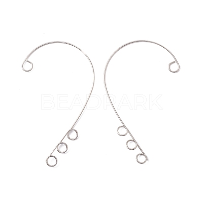 Tarnish Resistant 316 Stainless Steel Ear Cuff Findings X-STAS-H148-01P-1