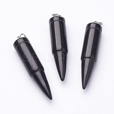 Glass Pointed Pendants G-D850-11-1