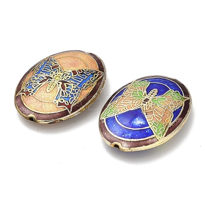 Handmade Cloisonne Beads CLB-Z001-09G-1