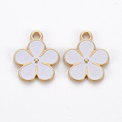 Alloy Enamel Pendants ENAM-N055-033G-NR-1