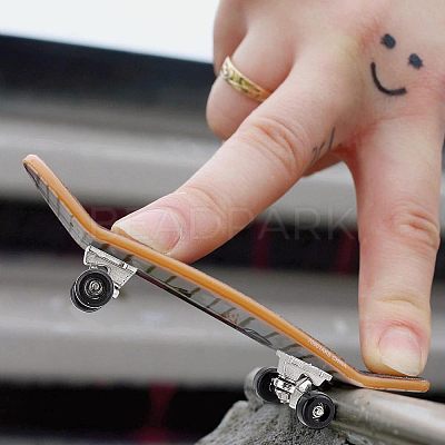 Plastic & Aluminum Alloy Skateboard Bracket Bearing Wheel AJEW-FG0001-76B-1