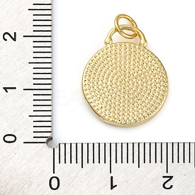 Brass Enamel Pendants X-KK-K339-04A-G-1