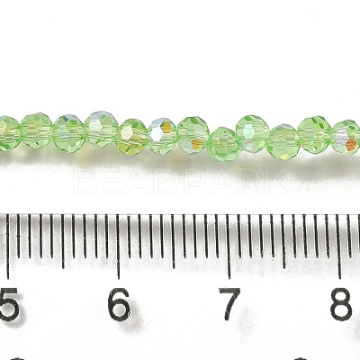 Electroplate Transparent Glass Beads Strands LS-EGLA-A035-T3mm-L09-1