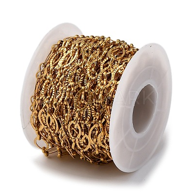 304 Stainless Steel Oval Link Chains CHS-B006-13G-1