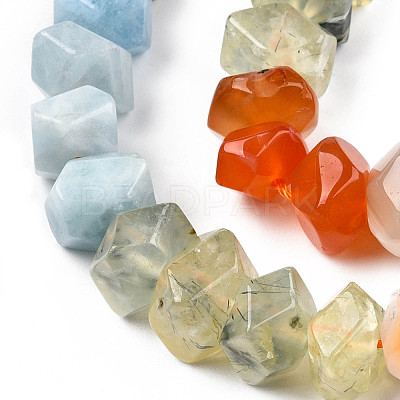 Natural Mixed Gemstone Beads Strands G-N327-05-1