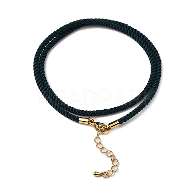 Nylon Milan Cord Necklace Making MAK-M028-01G-25-1
