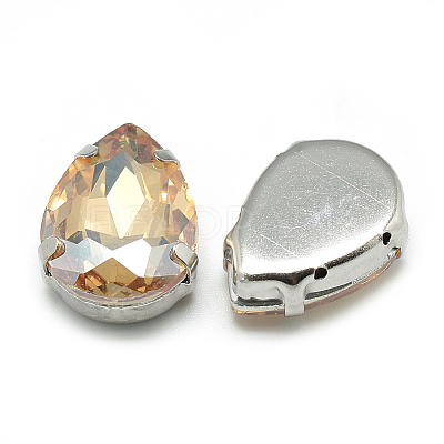 Sew on Rhinestone LS-RGLA-T035-13x18mm-09-1