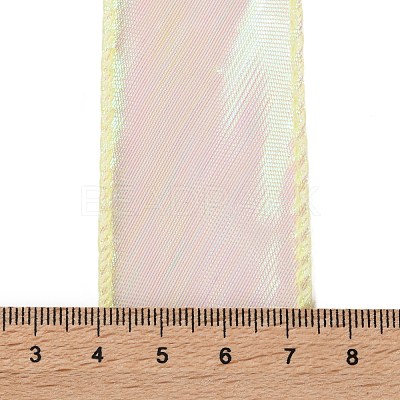 Fishtail Yarn Iridescent Ribbon for Bowknot Making OCOR-B004-02A-04-1